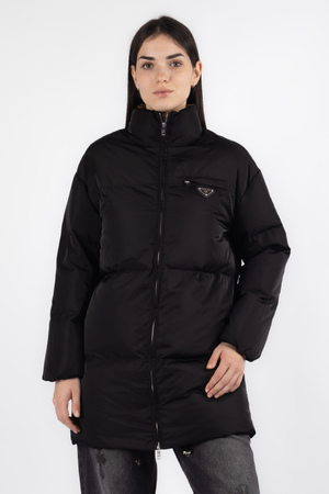 Куртка лого чорний поліестер 038082