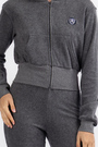 Костюм кофта+штани сірий котон 038084