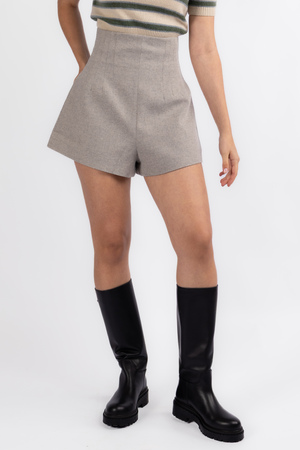 Шорты серый котон 038121