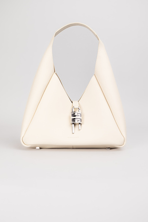 Сумка 32 см молочна шкіра 038278