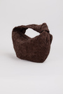Сумка 38 см шоколадный замш 038282