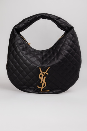 Сумка 45 см чорна шкіра 038332