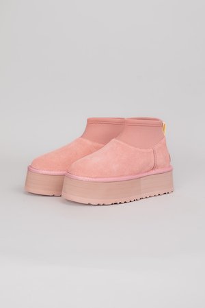 Ugg в\'язані шкарпетки рожевий замш 038380