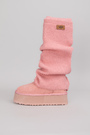 Ugg в\'язані шкарпетки рожевий замш 038380