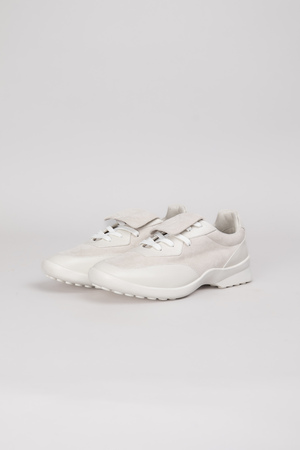 Туфлі шнурівка біла шкіра 038403