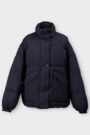 Куртка темно-синій поліестер 038416
