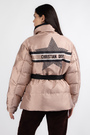 Куртка лого пудровий поліестер 038421