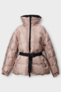 Куртка лого пудровий поліестер 038421
