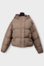 Куртка лого бежевый полиэстер 038440