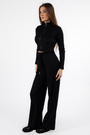 Костюм кофта+брюки чорний трикотаж 038527