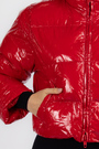 Куртка красная полиэстер 038539