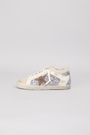 Кросівки сірі блискітки бежевий замш 038585