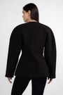 Піджак чорний текстиль 038613
