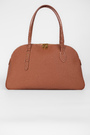 Сумка 43 см коричнева шкіра 038702