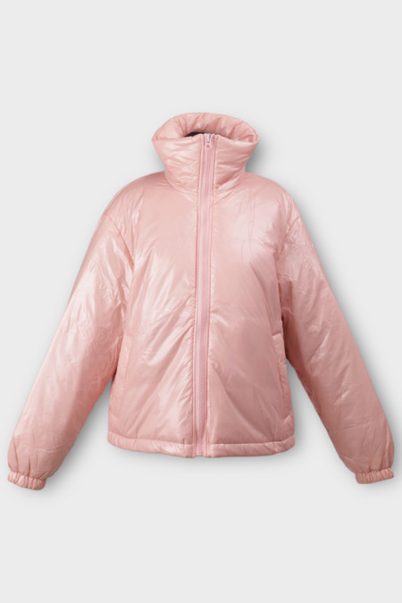 Куртка лак рожева поліестер 038740