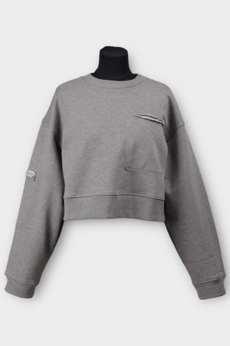 Кофта сірий текстиль 038749