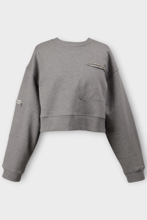 Кофта сірий текстиль 038749