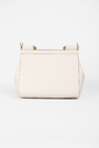 Сумка 29 см белая кожа 038756