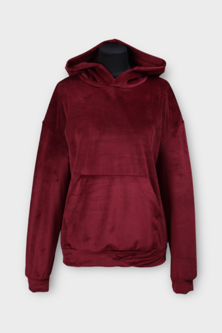 Костюм худі + штани бордо текстиль 038758