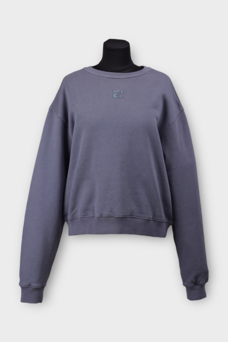 Кофта лого синій текстиль 038788