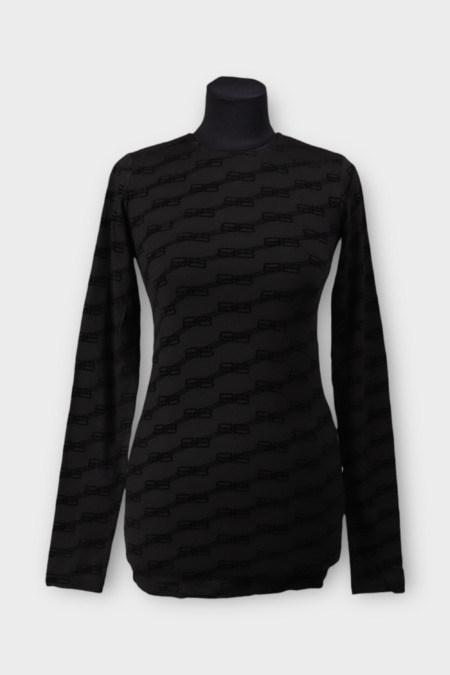 Кофта черный рисунок серый текстиль 038801