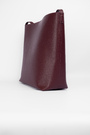 Сумка 38 см бордовая кожа 038877