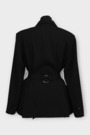 Пиджак черный котон 038969