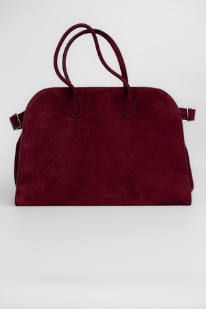 Сумка 43 см вишневий замш 039053