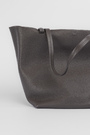 Сумка 48 см серая кожа рельеф 039099