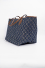 Сумка 30 см монограмм синий джинс 039285