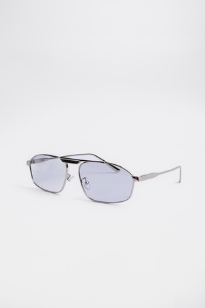 Окуляри прозора лінза срібна оправа 039425-0