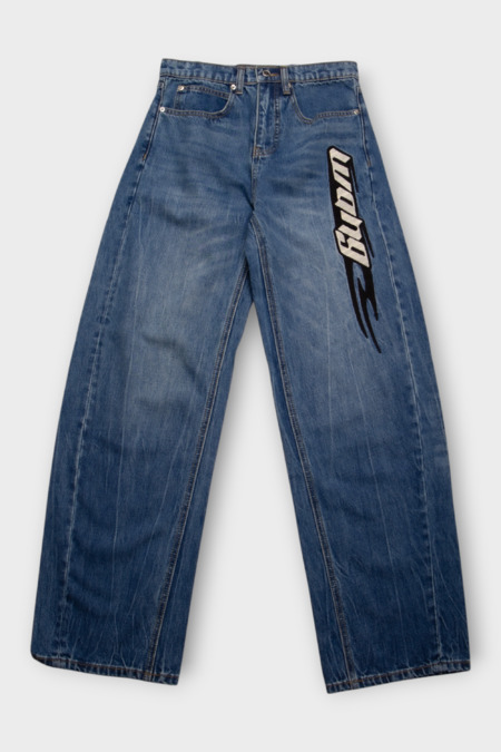 Штани синій джинс 039902