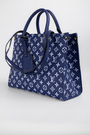 Сумка 34 см лого синяя канва 040329