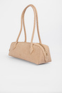 Сумка 32 см бежева замша 040491