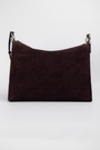 Сумка 37 см винная замша 040503
