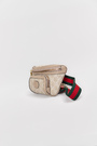 Сумка маленькая лого бананка серая канва 041535